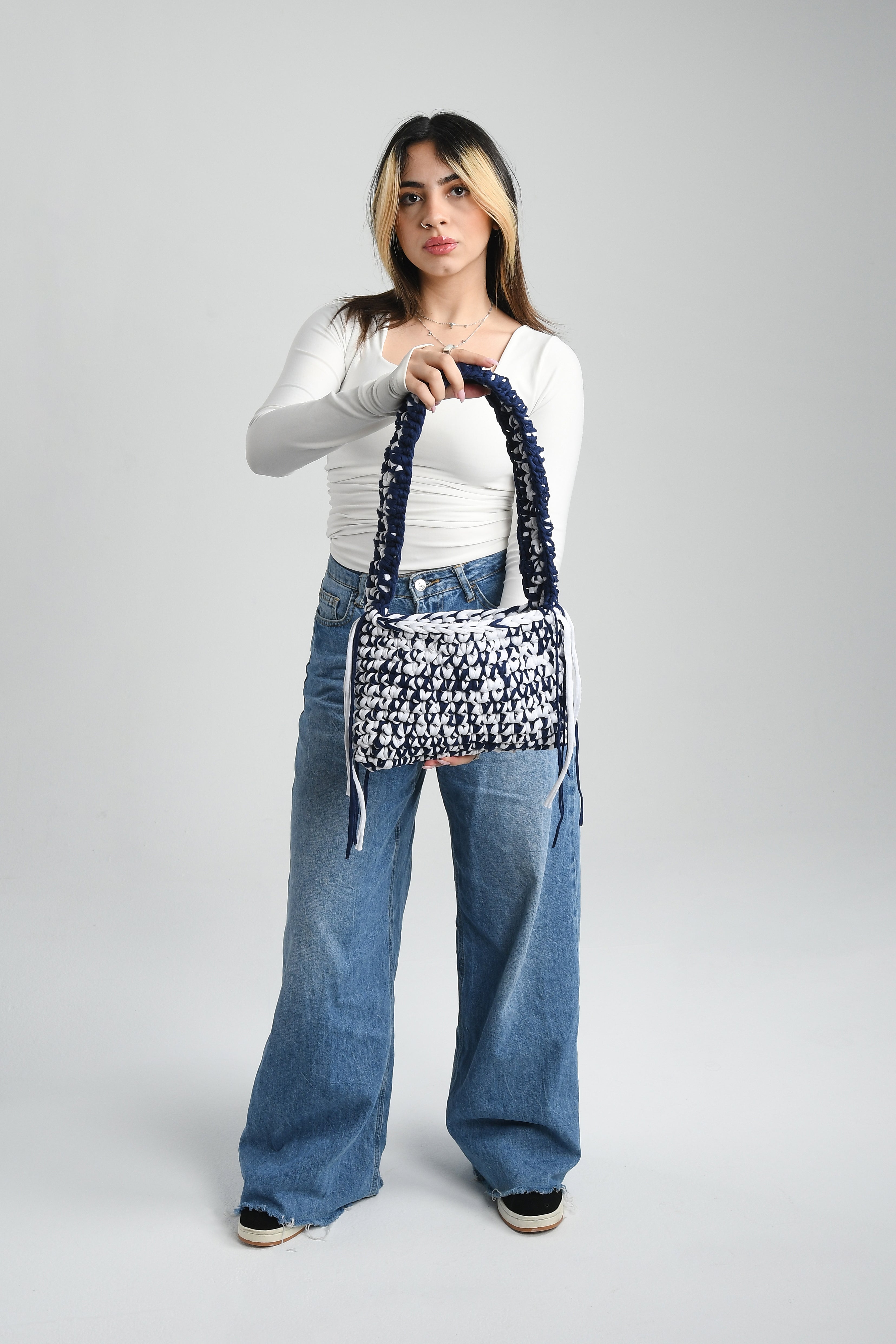 Navy bleu bag