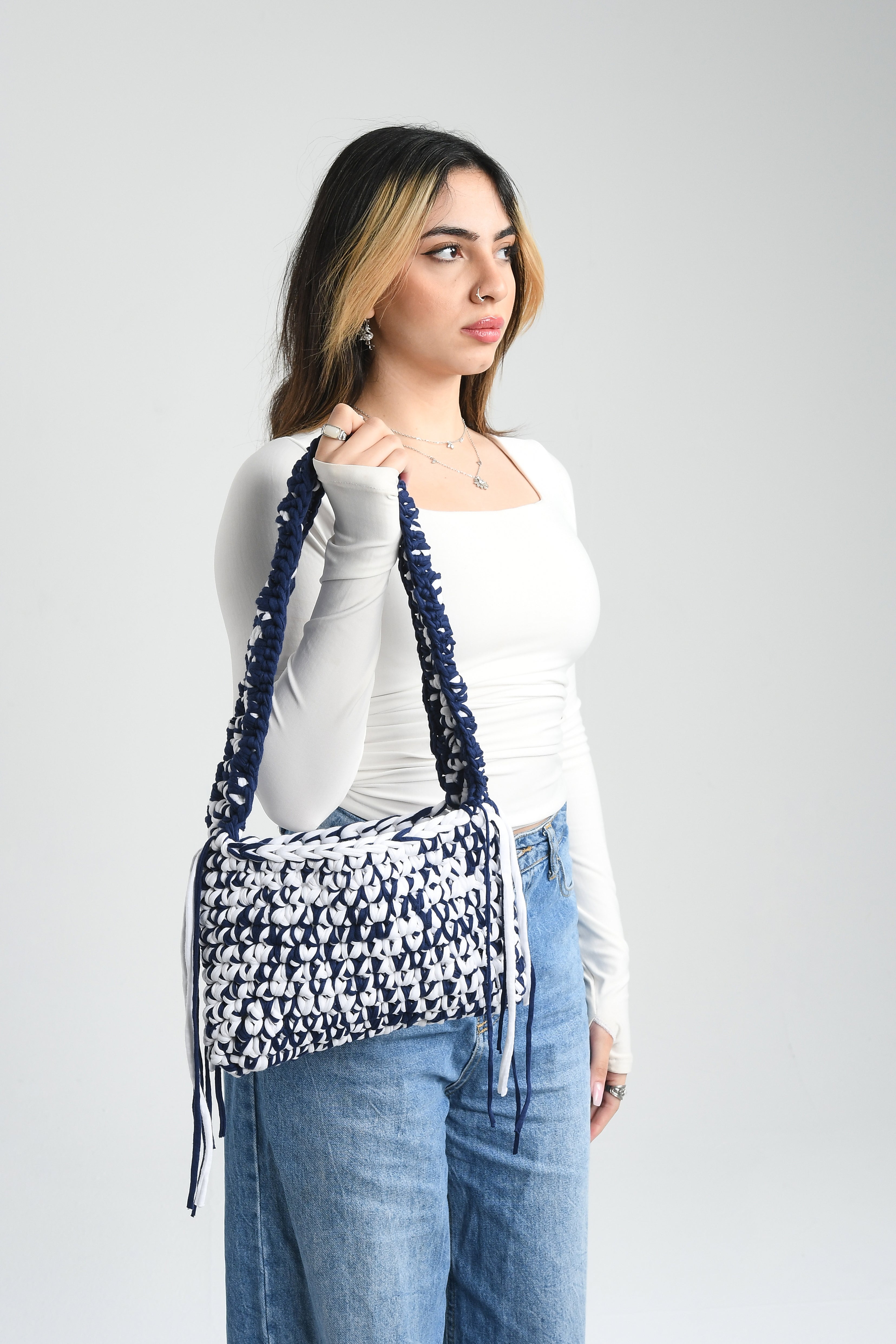 Navy bleu bag