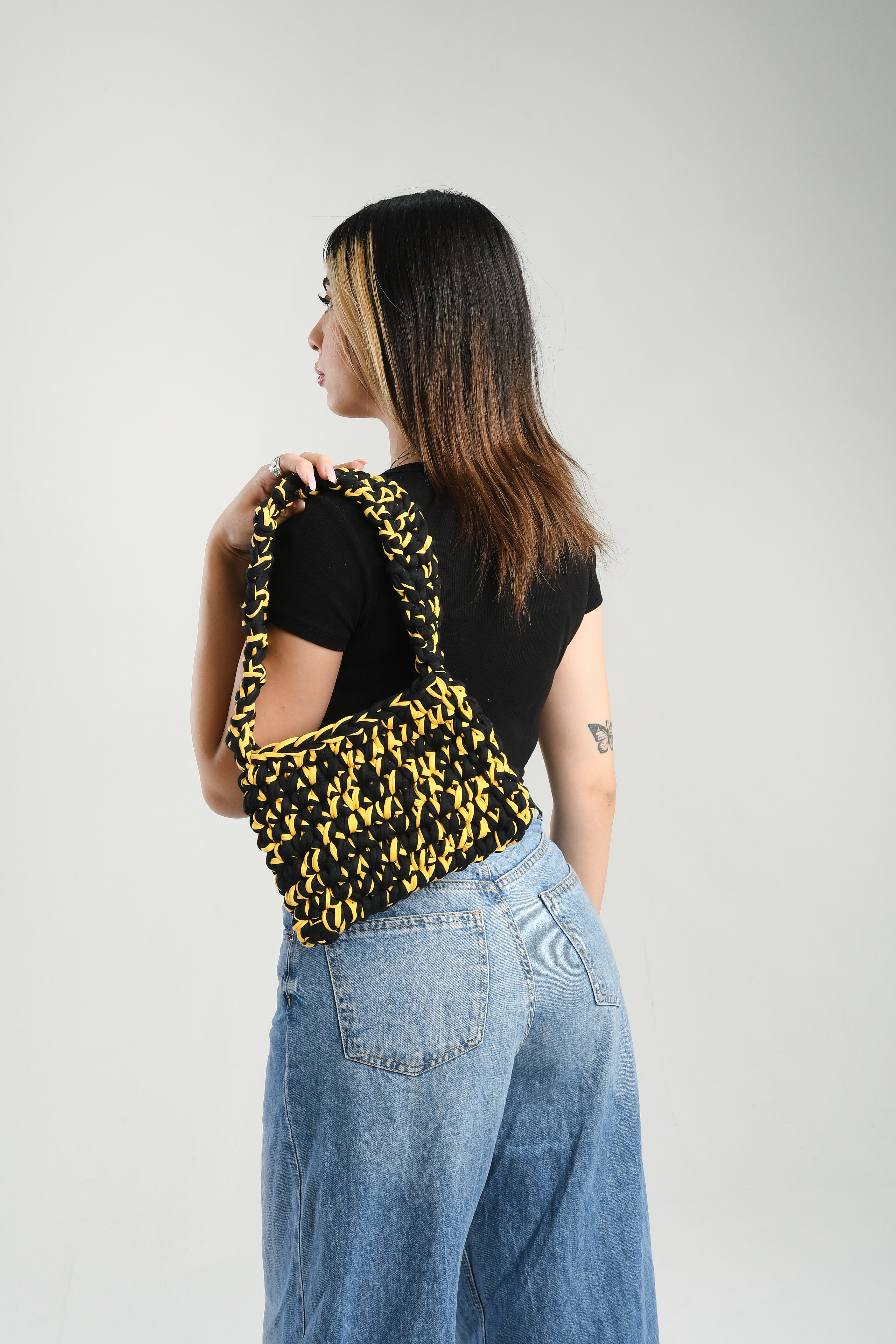 black & yellow