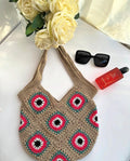 Aztec flower bag